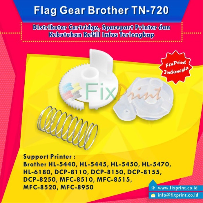 Flag Gear Brother TN720 TN750 TN780 DCP 8110 8150 8155 8250