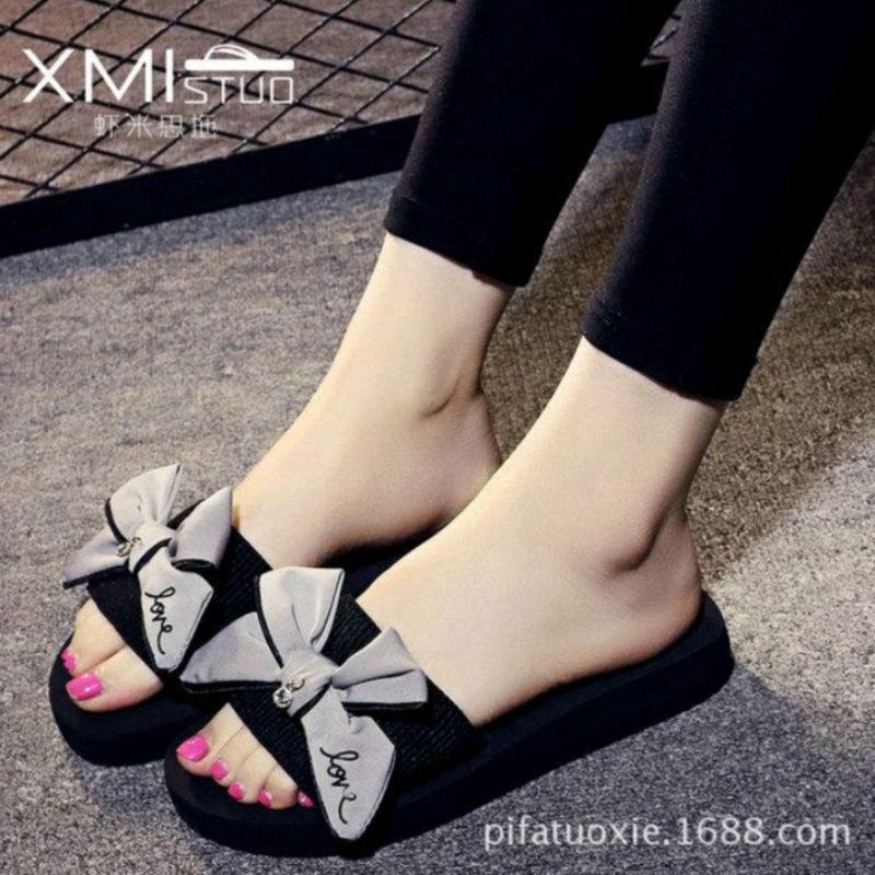 SANDAL WEGDES KOKOP BUNGA KUPU2 MUTIARA