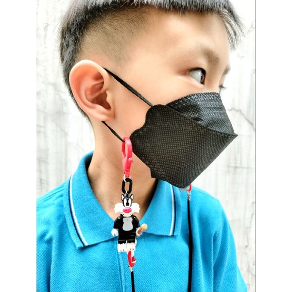 SYLVESTER / Tali masker anak / strap masker / tali masker lucu / tali masker lego / tali konektor ma