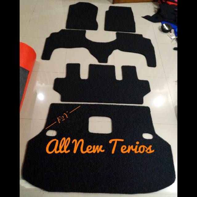 Karpet Mobil Mie Bihun ALL NEW TERIOS - ALL NEW RUSH Full Set Bagasi