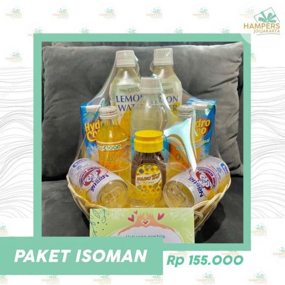 

( Gratis kartu ucapan ) Hampers isoman / Parcel isolasi mandiri / hampers isoman vitamin