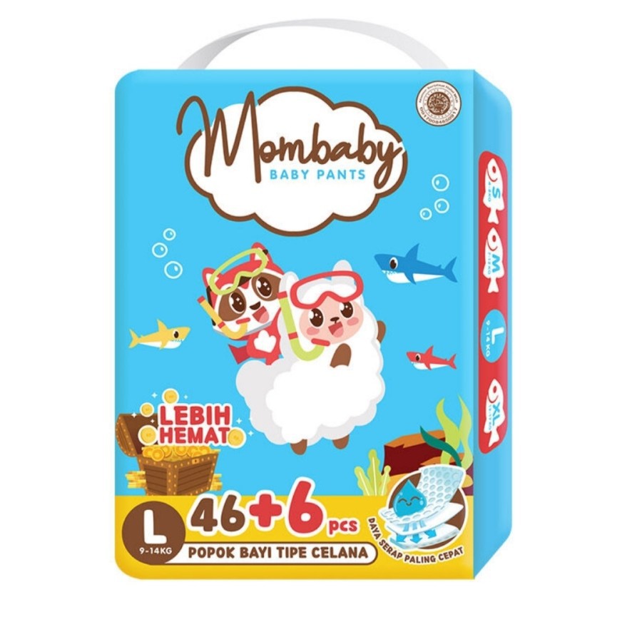 MOMBABY PANTS L46 + 6 / DIAPERS BAYI / POPOK BAYI