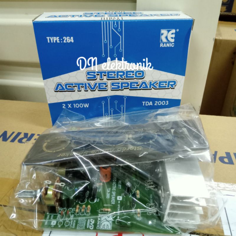 Kit power speaker Active stereo Tda 2003 -Ranic TYPE 264