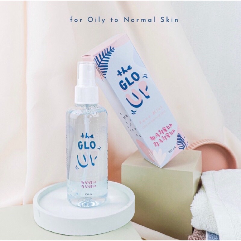 FOR SALE  Face mist murah the glo Up by Wirda Mansur for oily to normal skin