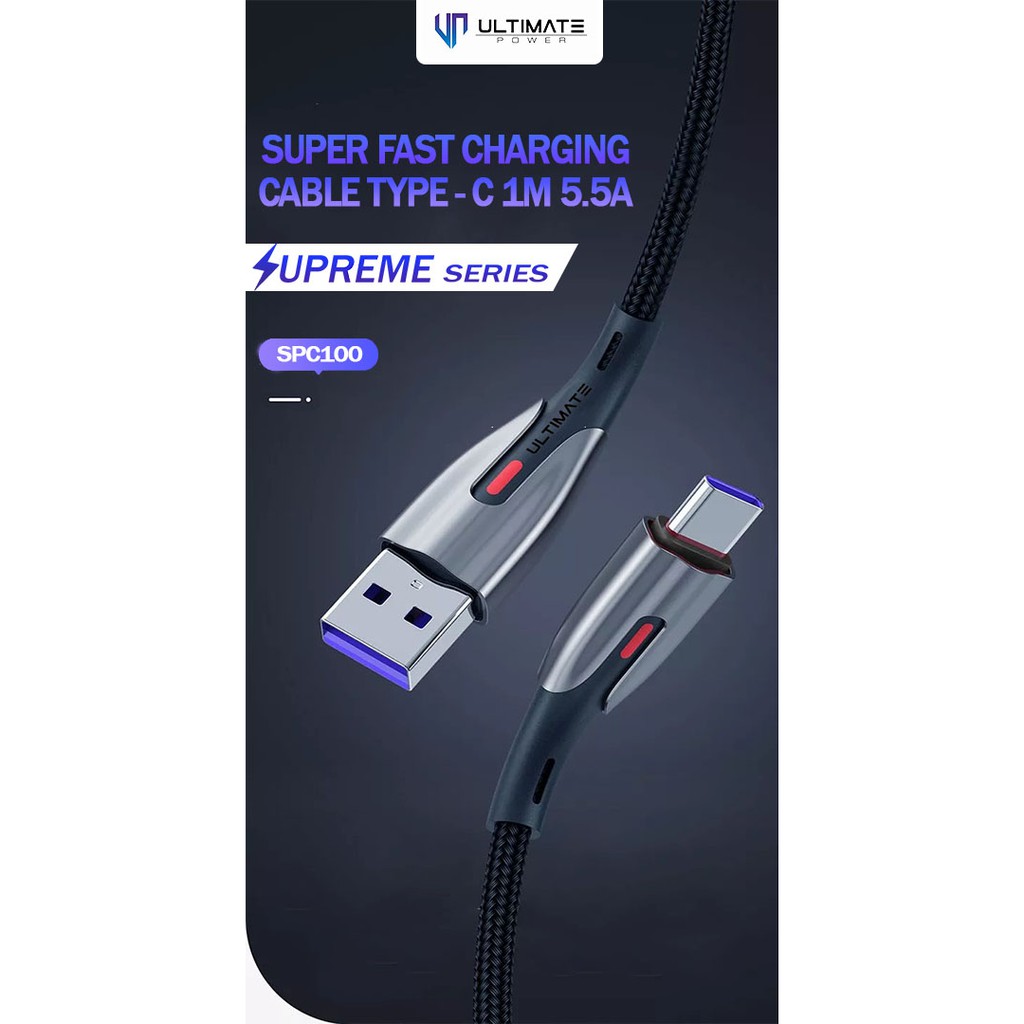 Data cable Type C /Usb C ultimate kabel data cable supreme series Type-C 1M 5.5A Original100%