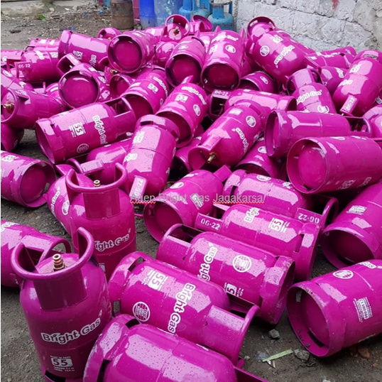 TABUNG BRIGHT GAS 5,5 KG KOSONG PINK