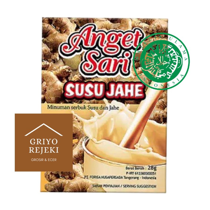 

Anget Sari Susu Jahe Sachet 28gr 1Dus (5 Pack)