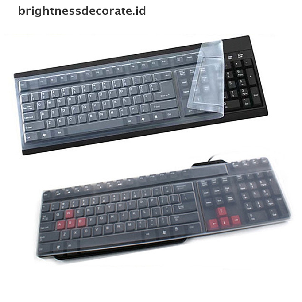 [birth] New 1PC Universal Silicone Desktop Computer Keyboard Cover Skin Protector Film Cover [ID]