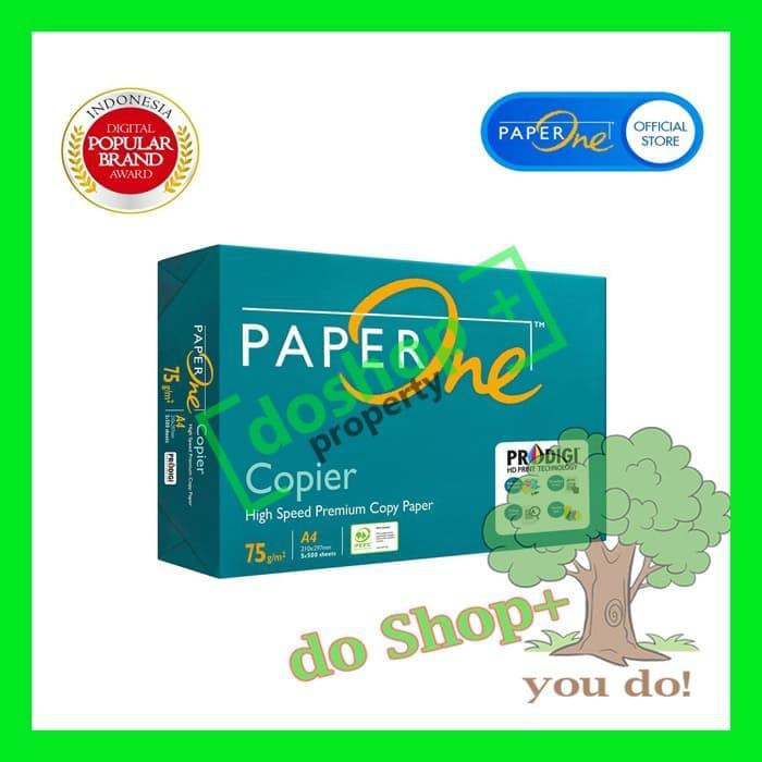 

Kertas / Paper One A4 75 Gram Gsm / Kertas Hvs / Kertas Print / Kertas Fotokopi - Merk Bebas A470