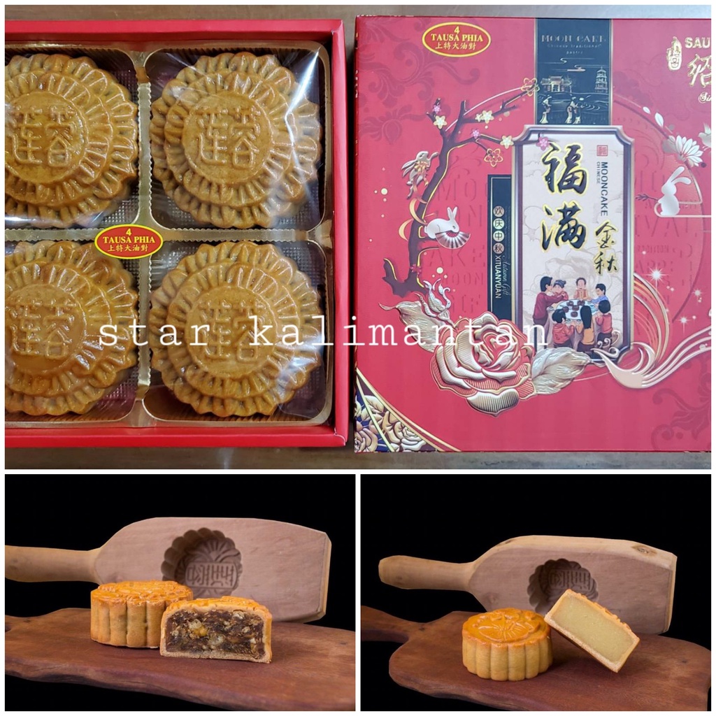 

PROMO GIFT MOON CAKE KUE BULAN PREMIUM TONG CIU PIA, TAU SA PHIA ISI S.KACANG HIJAU UKURAN BESAR