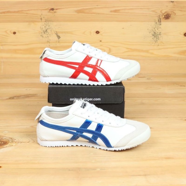 Onitsuka tiger mexico 66 mid runner red blue