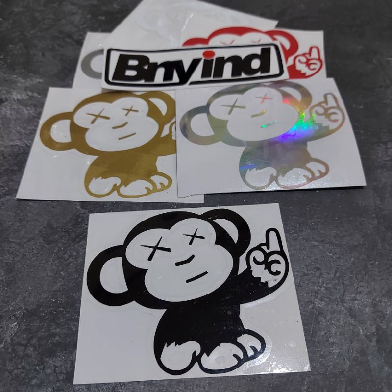 STICKER LITTLE MONKEY JDM CUTTING