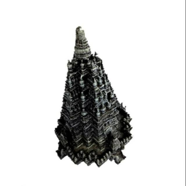 MINIATUR CANDI PRAMBANAN UKURAN JUMBO 18x22x24 cm BAHAN FIBERGLASS - PAJANGAN DEKORASI RUMAH