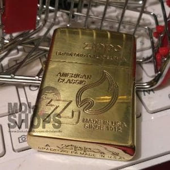 Korek Zippo Kw ( Korek Api Sumbu- Korek Zippo Matte Ukiran Premium Q