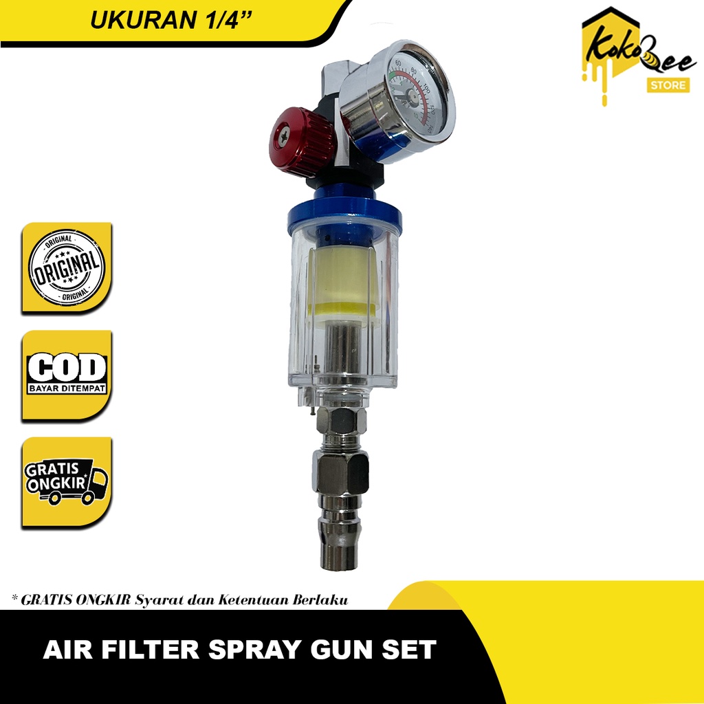 Jual Air filter spray gun Saringan udara air filter spray gun coupler
