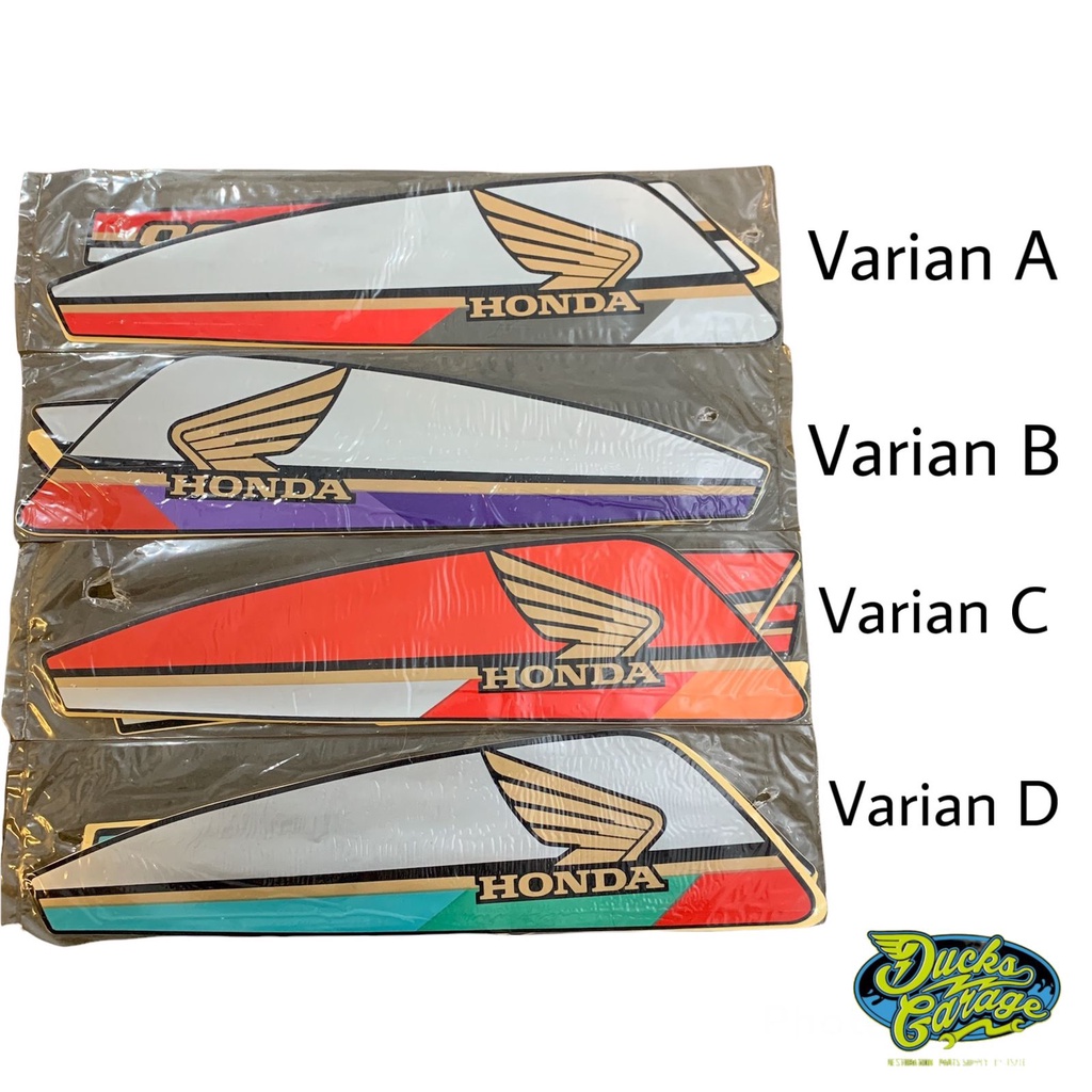 striping sticker stiker list body honda win 100