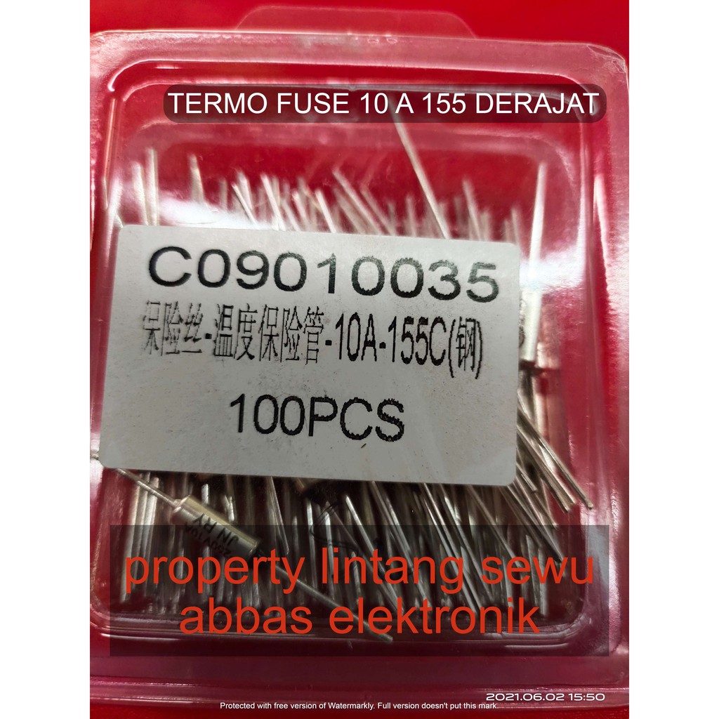 TERMOFUSE THERMOFUSE 10A 155 DERAJAT