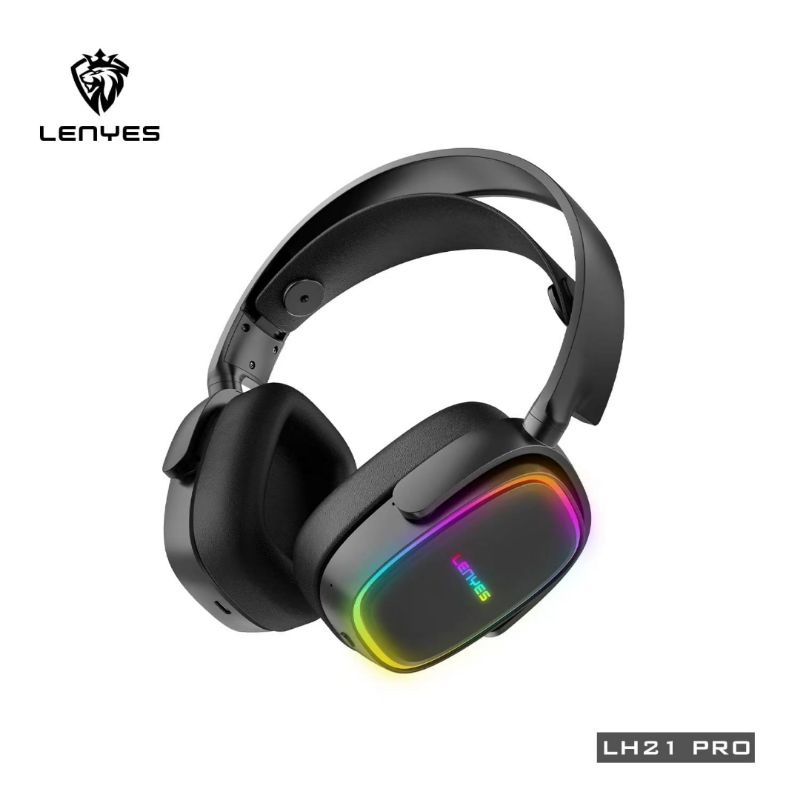 LENYES LH21 PRO ENC RGB Light 40ms Headphone Gaming Bluetooth Original