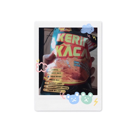 

Keripik kaca ukr 150gr Merupakan camilan yang terbuat dari singkong yang telah di olah dan dibumbui