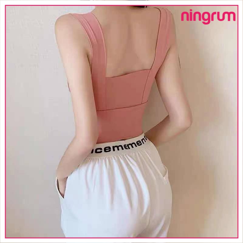 Ningrum Pakaian Dalam Bra Wanita BH Wanita Tanktop Cup BH Singlet Atasan Wanita Crop Model Korean Import - 2009