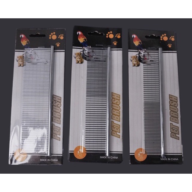 Sisir Grooming Stainless Steel Untuk Anjing/Kucing