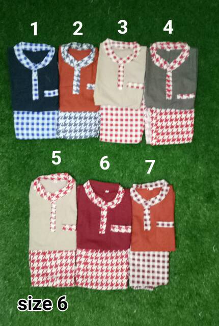 Sarkoci (sarung koko peci) bahan katun catra untuk anak usia 1-10tahun