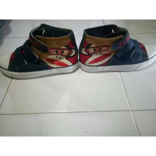 PRELOVED SEPATU ANAK COWOK DENIM PAUL FRANK