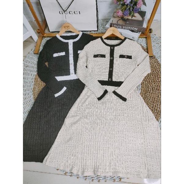 Jennie Tunik Rajut Import Premium / Tunik / Baju Tunik Import/ Tunik Hijab / Baju Rajut Import/ Mini