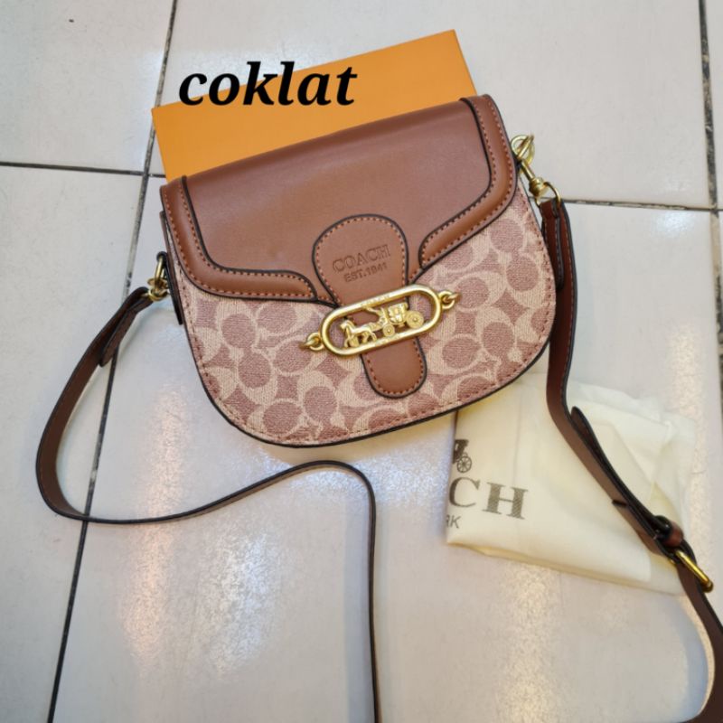 Tas coa gea import / tas coch gea import / tas wanita import coch saddle  uk 20 x 7 x 15