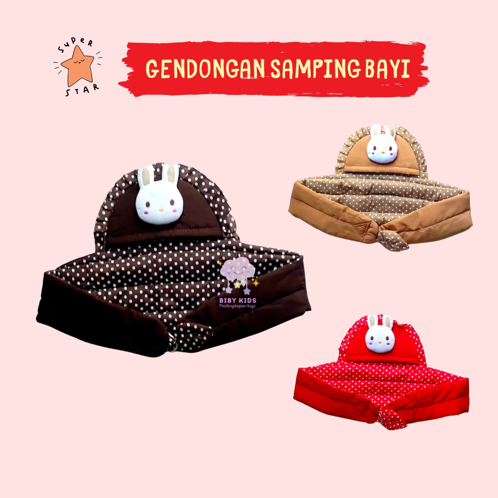 Gendongan Bayi Baru Lahir Instan Boneka Samping Gendong Murah Perlengkapan Travelling Baby Newborn