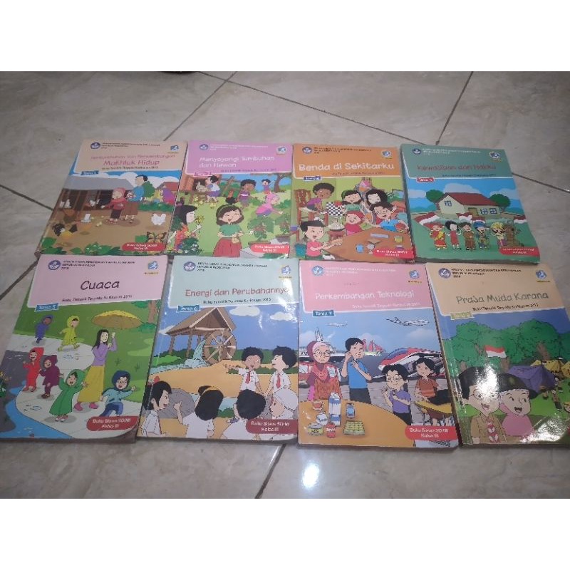 buku tema kelas 3 (bekas)