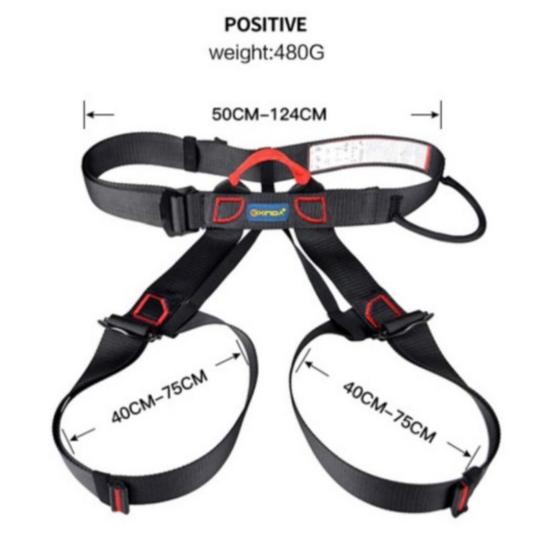 Harness Safety Belt Body Half Body Safety Harness Survival Rock Climbing