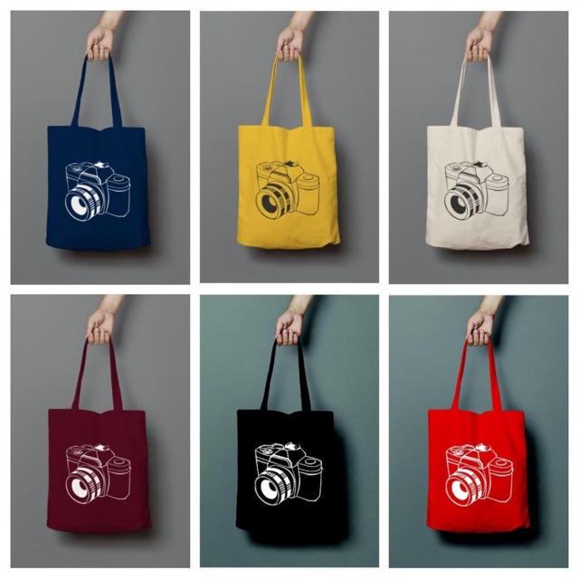 TOTEBAG RESLETING MOTIF CAMERA