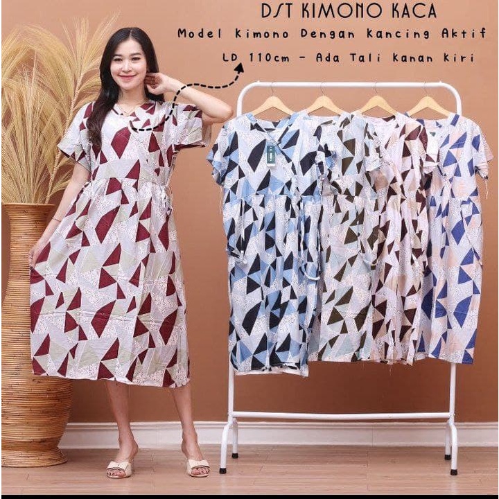 DRES DASTER KIMONO RAYON KEKINIAN DRES KIMONO PENDEK KEKINIAN BUSUI FRIENDLY MURAH MOTIF TERBARU