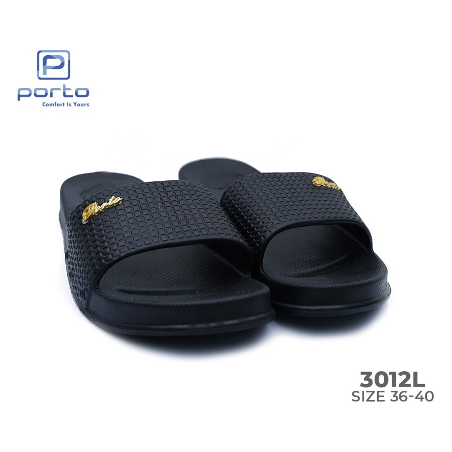 Sandal Slop Pelangi / Sandal Karet / Sendal Jepit Wanita Porto 3012 L