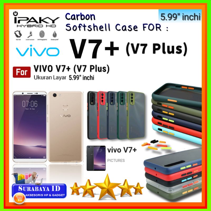 Casing Case Vivo V7+ (V7 Plus) 5.99"inchi | Soft Case HYBRID Vivo V7+ (Vivo V7 Plus)