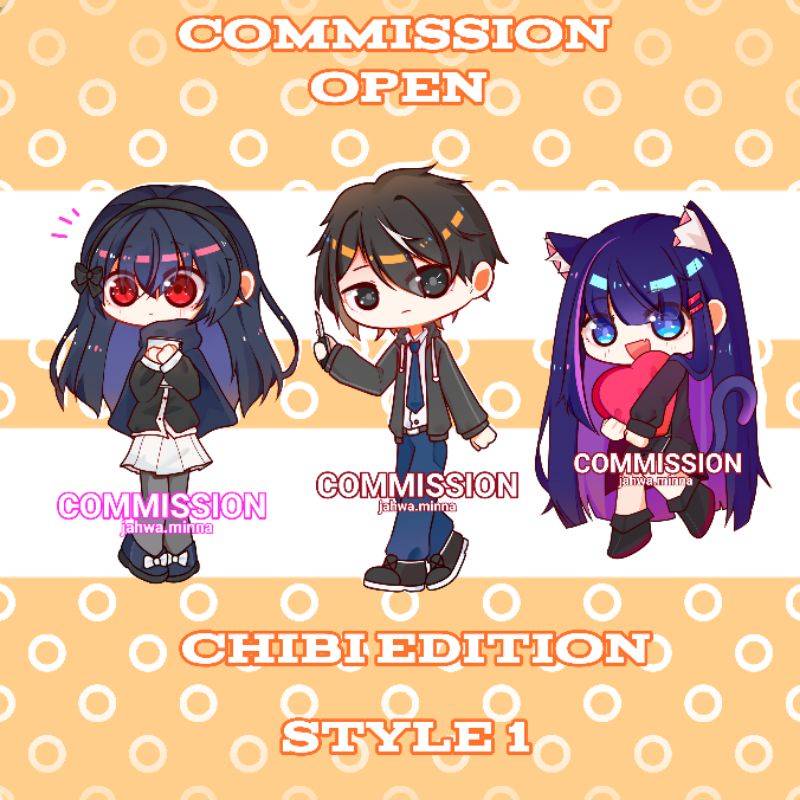 COMMISSION CHIBI WAIFU/HUSBU/OC