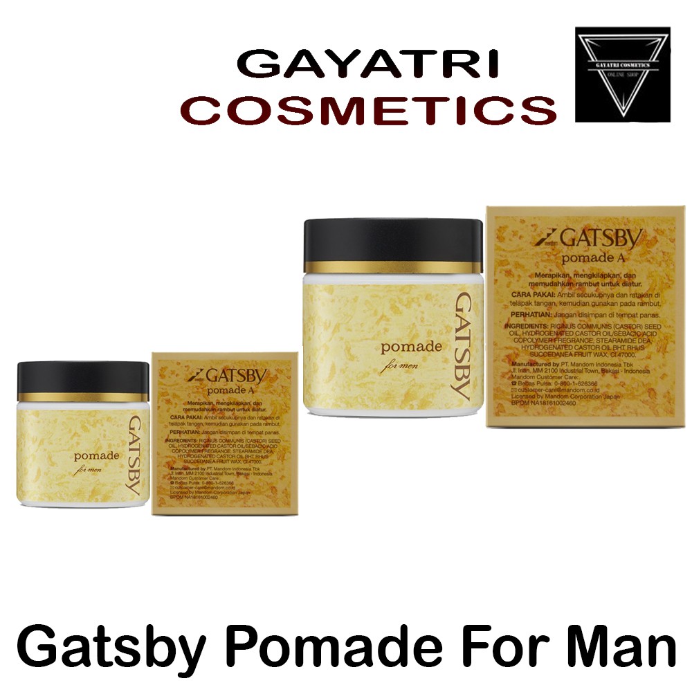 Minyak Rambut Gatsby Pomade 30/80gr