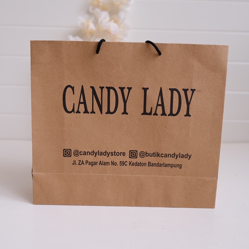 Paper Bag Candy Lady