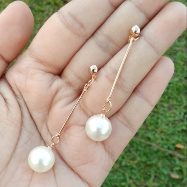 Anting mutiara korean style