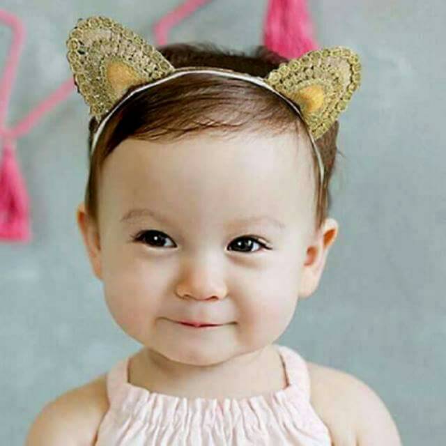 Headband Anak Ears Gold ALL SZ (FIT TO: 0-3T)