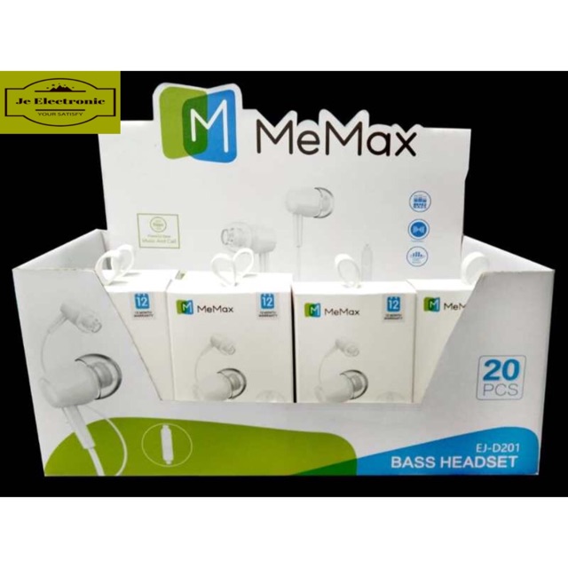 BASS headset / Memax  headset bass / headset import murah