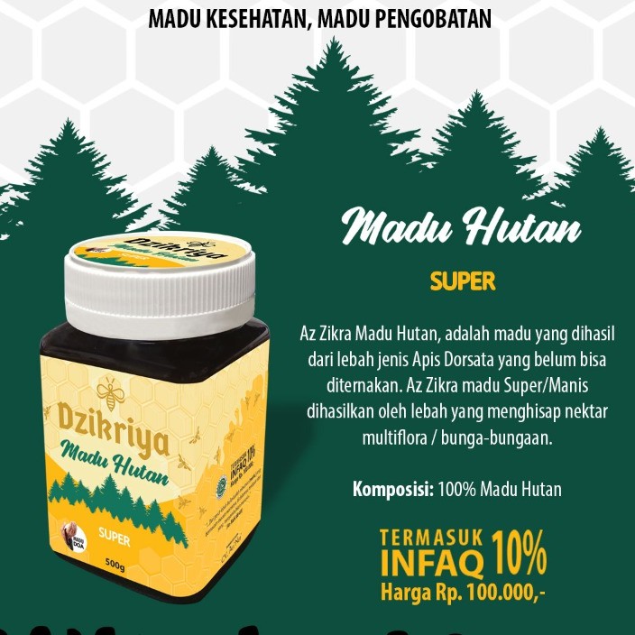 

ASLI 100% MADU DZIKRIYA HUTAN MANIS SUPER KEMASAN BARU
