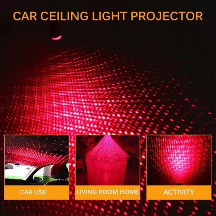 Lampu LED Interior Mobil - USB Car Light Atmosphere Image 3