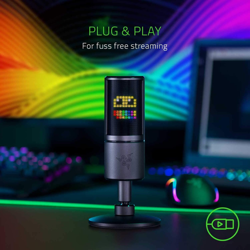 Razer Seiren Emote Streaming Microphone - Gaming microphone