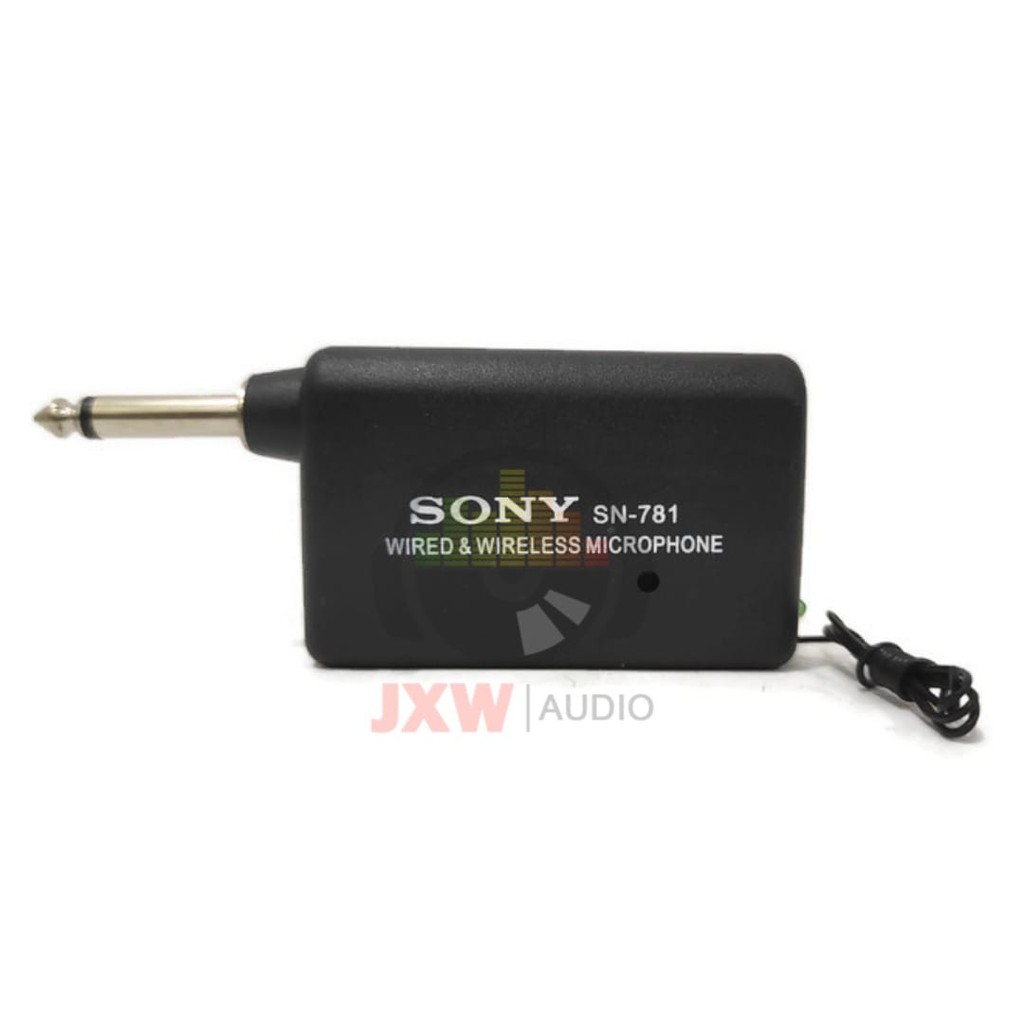 MIC SINGLE WIRELESS SONY SN 781 MURAH / MICROPHONE SINGLE WIRELESS SONY SN781 MURAH BAHAN BESI