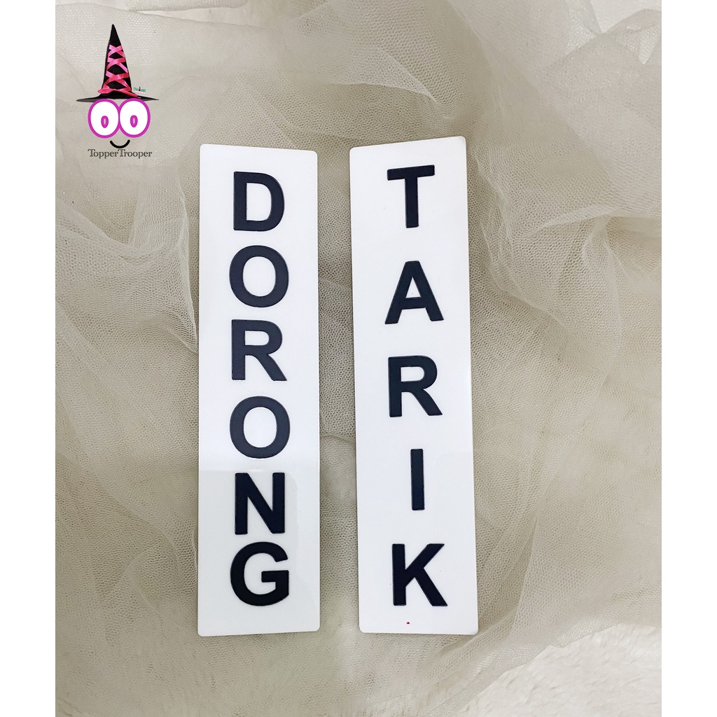 Dorong Tarik | Sign Board Akrilik Sign Label Akrilik  Pintu Dorong Tarik | Door Sign - HARGA 1 SET (DORONG &amp; TARIK)