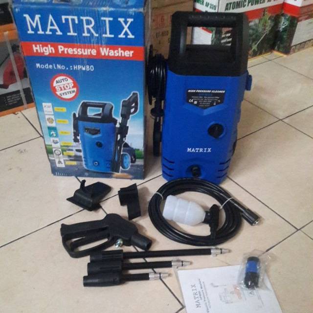 Hpw80A jet cleaner matrix alat cuci motor dan mobil mesin cuci steam listrik