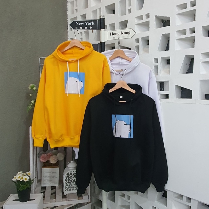 bad mood bear / jaket sweater couple / hoodie couple pasangan / jaket kapel / jaket sweater hoodie