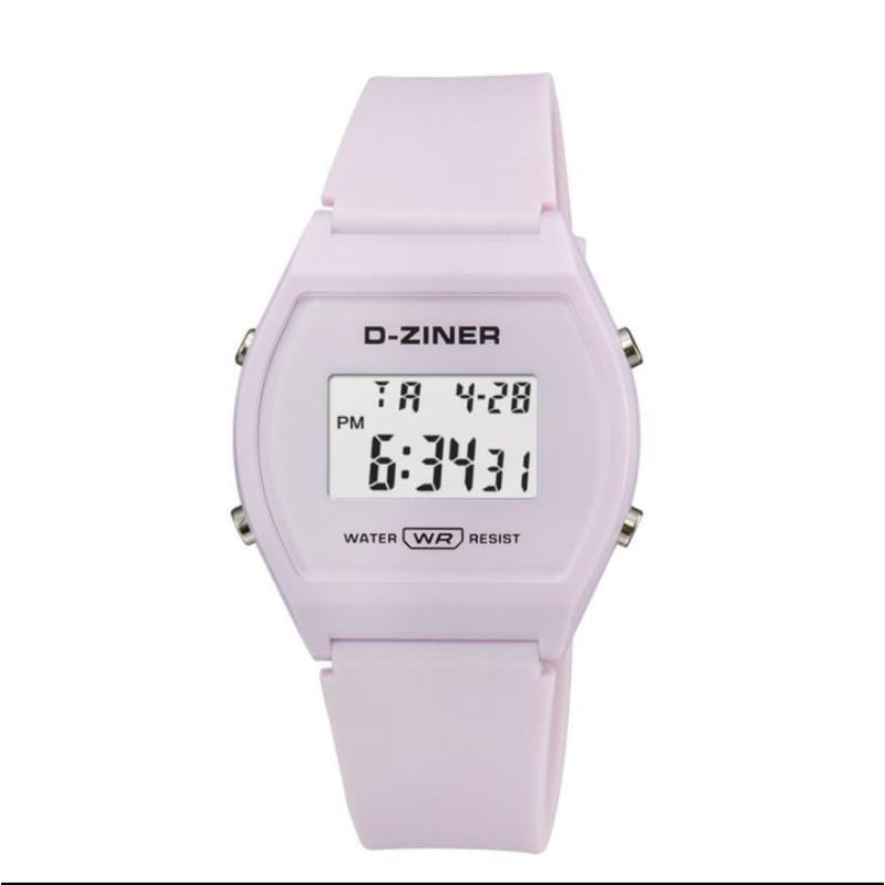 ⭐ORIGINAL⭐JAM TANGAN PRIA WANITA DZINER DZ8214 STRAP RUBBER